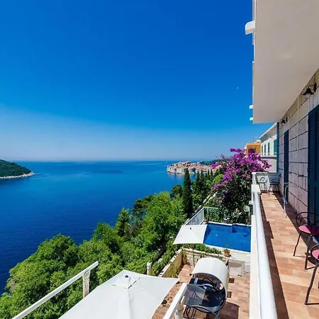 别墅 Antique Pearl Of Villa,panoramic&sea View With Pool 杜布罗夫尼克