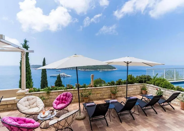 Antique Pearl Of Villa,panoramic&sea View With Pool * Дубровник