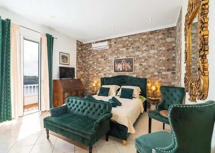 Вилла Antique Pearl Of Villa,panoramic&sea View With Pool Дубровник