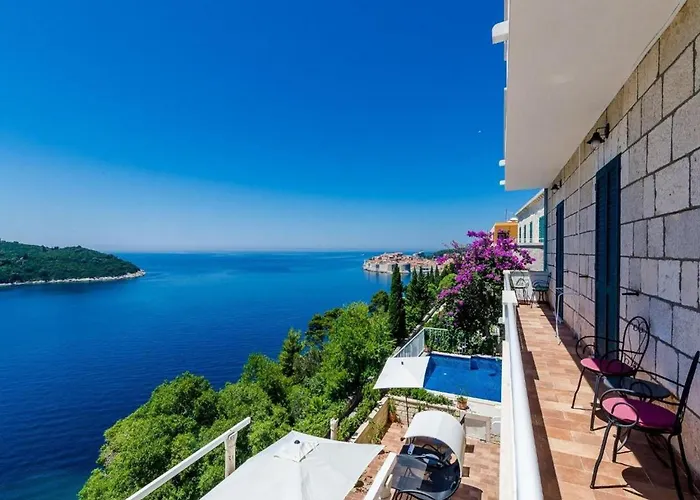 Villa Antique Pearl Of Villa,panoramic&sea View With Pool Dubrovnik